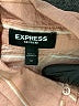 Express Stripes Orange Long Sleeve Button-Down Shirt Size M - photo 7