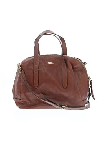 Fossil Leather Satchel (view 1)