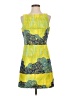 Tabitha Print Yellow Cocktail Dress Size 4 - photo 1