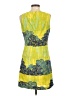 Tabitha Print Yellow Cocktail Dress Size 4 - photo 2