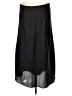 J.Crew 100% Polyester Solid Black Casual Skirt Size L - photo 2