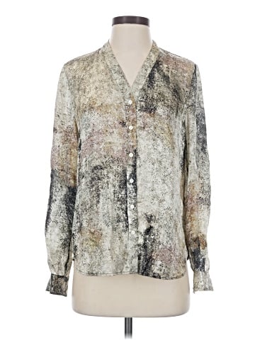 Eileen Fisher Long Sleeve Silk Top (view 1)