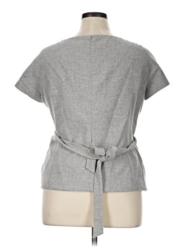 Lafayette 148 New York Short Sleeve Top (view 2)