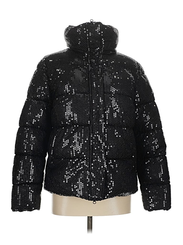 Pre-owned Unreal Fur Snow Jacket In Black
