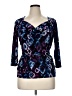 Alyx Purple 3/4 Sleeve Blouse Size XL - photo 1