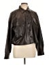 Rag & Bone Brown Faux Leather Jacket Size L - photo 1