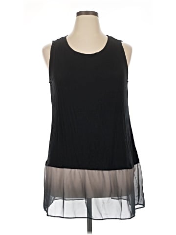 LOGO by Lori Goldstein Sleeveless Blouse (view 1)