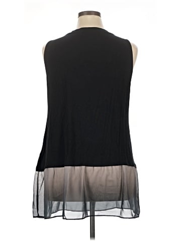 LOGO by Lori Goldstein Sleeveless Blouse (view 2)