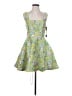 Elliatt 100% Polyester Floral Green Cocktail Dress Size S - photo 1