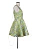 Elliatt 100% Polyester Floral Green Cocktail Dress Size S - photo 4