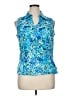 Talbots Blue Sleeveless Blouse Size 14 - photo 1