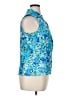 Talbots Blue Sleeveless Blouse Size 14 - photo 4