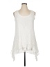 Indigo Thread Co. 100% Polyester Ivory Sleeveless Blouse Size XL - photo 1