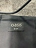 oasis Solid Black Formal Skirt Size 8 - photo 4