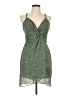 JOA 100% Polyester Green Cocktail Dress Size L - photo 1