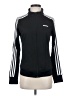 Adidas 100% Polyester Stripes Black Track Jacket Size S - photo 1