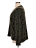 Lucky Brand Animal Print Green Cardigan Size XL - photo 5