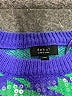 Debut Print Blue Pullover Sweater Size S - photo 7