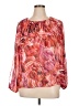 Jennifer Lopez 100% Polyester Pink Long Sleeve Blouse Size XL - photo 1