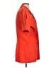 Gillian 100% Silk Orange Silk Blazer Size 10 - photo 4