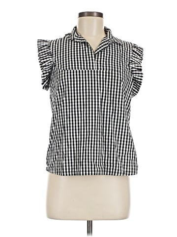 Trafaluc by Zara Sleeveless Button-Down Shirt (view 1)