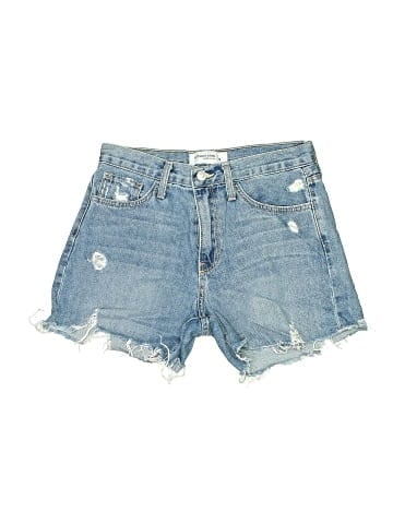 Just Black Denim Shorts (view 1)