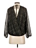 Thalia Sodi 100% Polyester Black 3/4 Sleeve Blouse Size S - photo 2