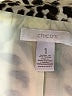 Chico's Animal Print Ivory Blazer Size Med (1) - photo 6