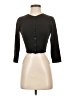 Missguided Black 3/4 Sleeve Button-Down Shirt Size 2 - photo 1