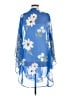 Nordstrom 100% Polyester Blue Raincoat One size - photo 2