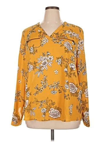 Maurices Long Sleeve Blouse (view 1)