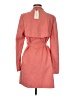 Solitaire 100% Polyester Pink Trenchcoat Size M - photo 2