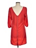 Wish 100% Polyester Solid Red Casual Dress Size M - photo 2