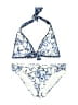 Tommy Bahama Print Blue Two Piece Swimsuit Size L - photo 1
