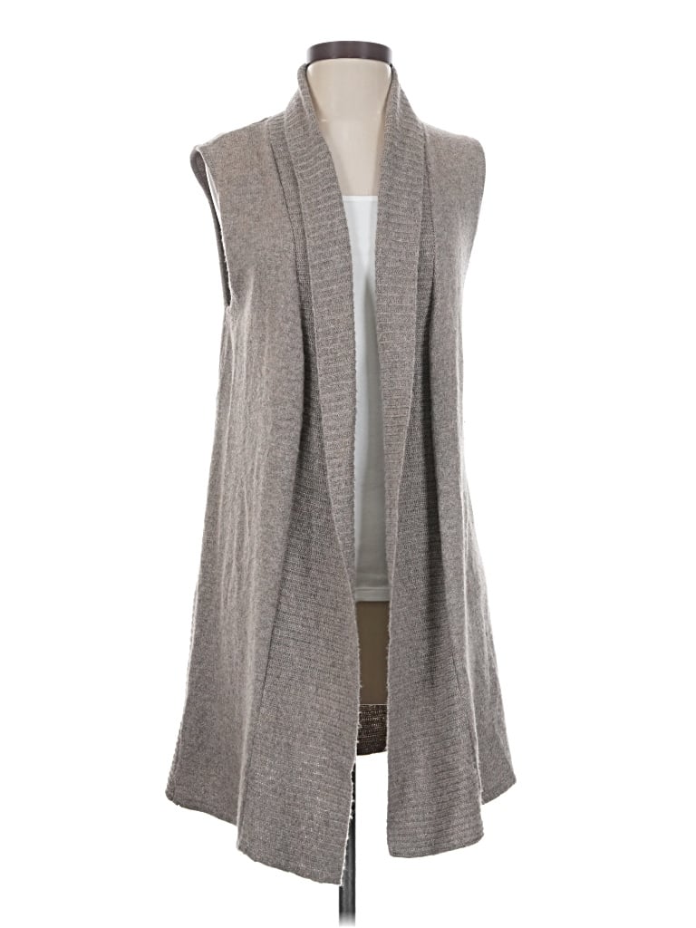 Pre-owned Max Studio Sweater Vest In Gray