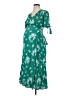 Seraphine 100% Viscose Green Kimono Size 4 Maternity - photo 1