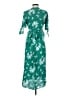 Seraphine 100% Viscose Green Kimono Size 4 Maternity - photo 2