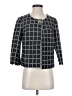 Charter Club Checkered-gingham Black Blazer Size S - photo 1