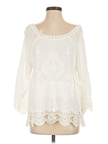 Democracy 3/4 Sleeve Blouse (view 1)