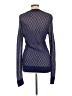 Bill Blass 100% Rayon Blue Long Sleeve Top Size L - photo 2
