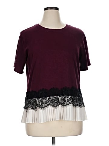 Laundry by Shelli Segal Short Sleeve Top (view 1)