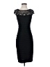 Xscape Solid Black Cocktail Dress Size 2 - photo 1