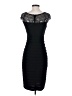 Xscape Solid Black Cocktail Dress Size 2 - photo 2