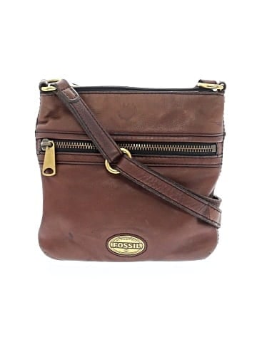 Fossil Leather Crossbody Bag (view 1)