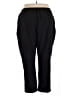 Catherines Solid Black Casual Pants Size 3X - photo 2