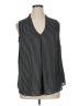 Worthington 100% Polyester Black Sleeveless Blouse Size 0X - photo 1
