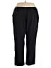 Avenue Solid Black Active Pants Size 3X - photo 1