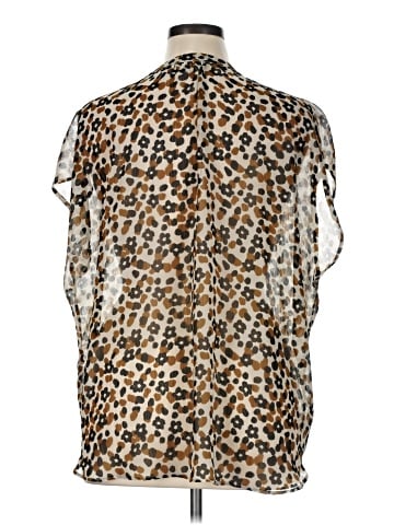 LOGO by Lori Goldstein Sleeveless Blouse (view 2)