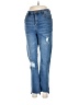 Amaryllis 100% Cotton Hearts Blue Jeans Size 2 - photo 1