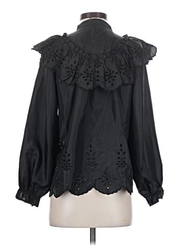 Topshop Long Sleeve Blouse (view 2)